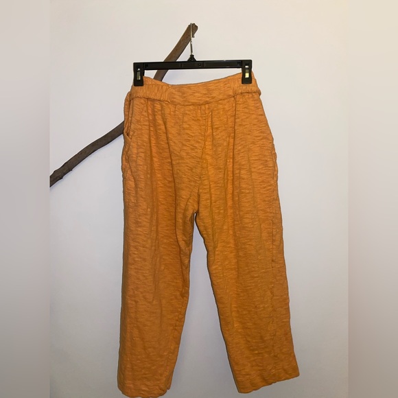 COPY - Free People Beach Ty Set: Orange Pants Size Small & White Crop Top Size … - Picture 6 of 9